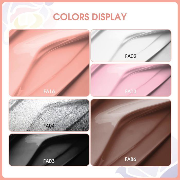 Base Et Top Coat Vernis Semi Permanent, Top Coat Vernis À Ongles Uv Gel Polish Kit Manucure Semi Permanent 2Pcs 10Ml - Au Quotidien