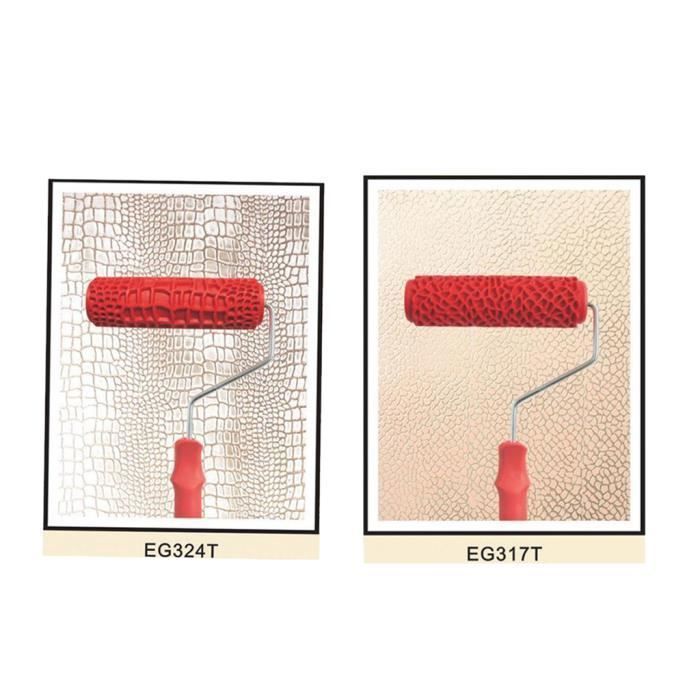 Rouleau à Peinture Effet Relief Goutte De Pluie - 7 Pouces Avec Poignée Plastique