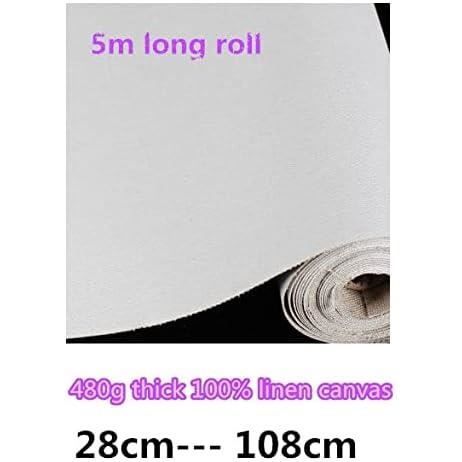 Rouleau De Toile Apprêtée Pour Peinture D'artiste, Tissu