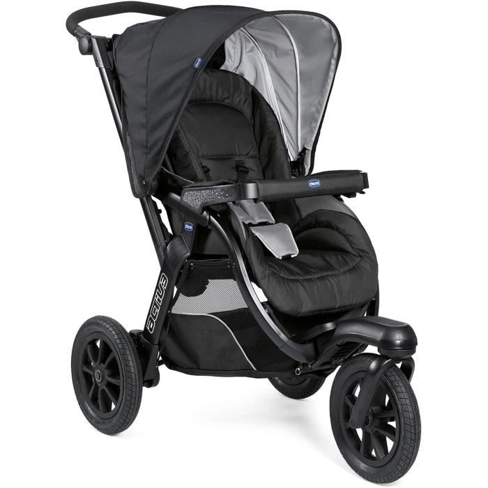 CHICCO Poussette combinée 3 en 1 TRIO STYLEGO UP Jet black - Cdiscount  Puériculture & Eveil bébé