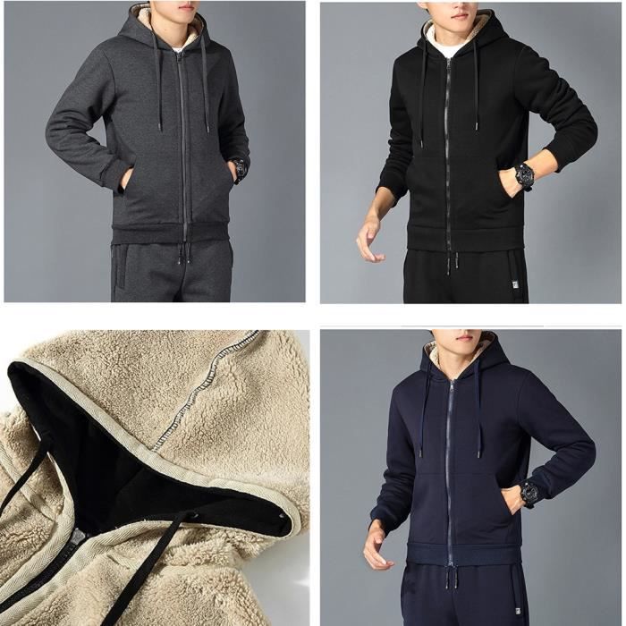 Sweat zippé hotsell homme bleu marine