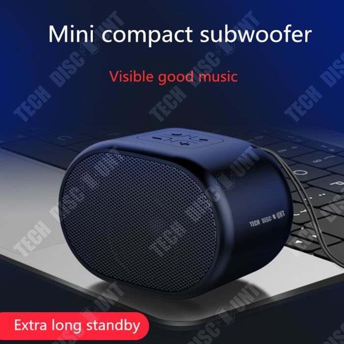 Mini enceinte Bluetooth noir Mini haut-parleur Bluetooth, appel  mains-libres de et ampère Photo Obturateur à distance Fonction TWS