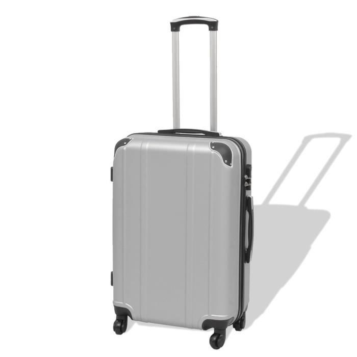 Set de 3 Valises à roulettes SilverCrest / Noir