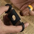 Accessoires cigarette,Couteau de coupe à Double lames lame en métal ciseaux de coupe-cigare en plastique coupe-cigare [E381308970]-2