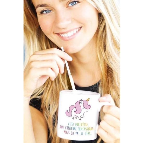 Mugffins Tasse D'anniversaire Bébé Licorne (en Anglais