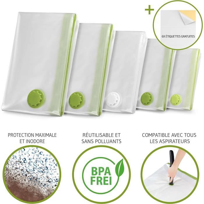 Sac de compression on sale voyage sans aspirateur