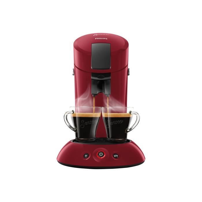 Philips Senseo Original HD6553 Machine à café 1 bar rouge Rio