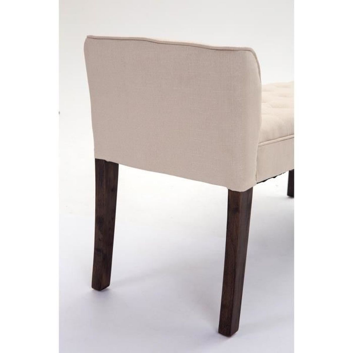 Clp Banquette Cleopatra En Tissu Avec Accoudoirs Sans Dossier Pietement En Bois Taille 130 X 40 Cm Environ Hauteur 65 Cm E Achat Vente Banquette Cdiscount