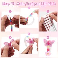 Kit Manucure Enfant Fille 5 6 7 8 9 10 11 12 Ans, Pelable Vernis Enfant avec Sèche Ongles