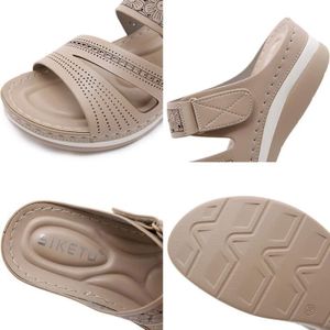 Sandales Orthopédique Femme Été Confortable Respirantes Fermées