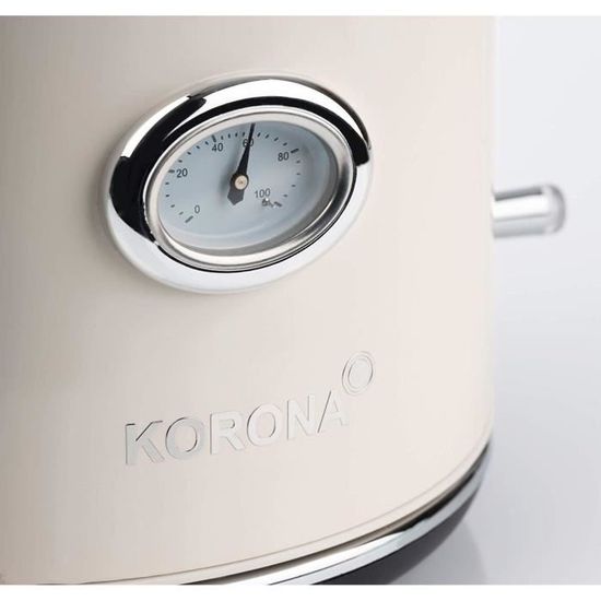 Bouilloire inox Akis La Fête Design 1,7 litre, 2400 W, bouilloire