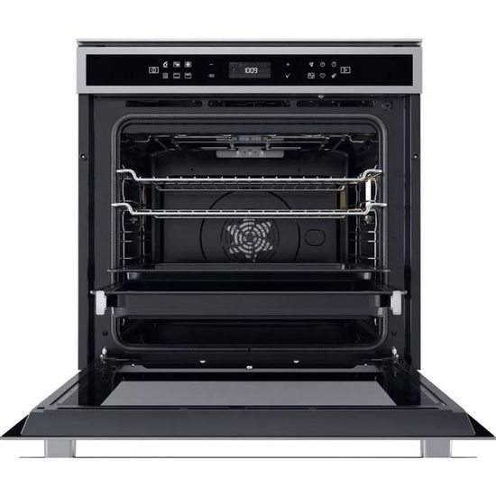 Whirlpool - four intégrable combi vapeur 73l 60cm a+ pyrolyse inox - w6os44ps1p