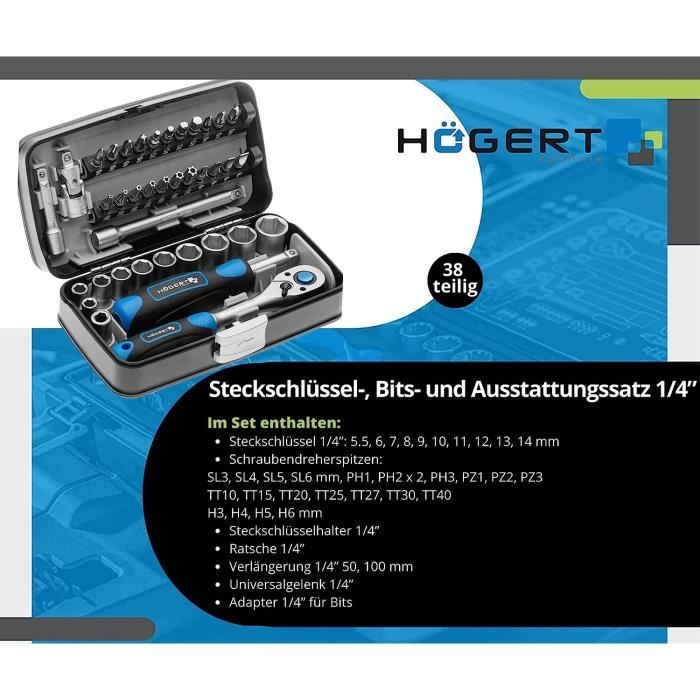 HT8G231 Hogert Technik Arrache rotule Profondeur de serrage: 62mm