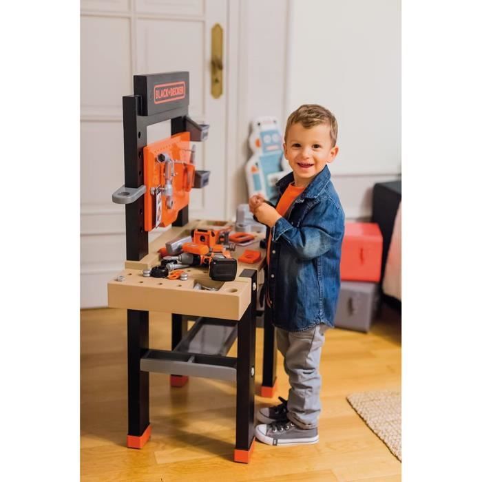 Black+decker Etabli Bricolo Center Jouet Bricolage Enfant 92