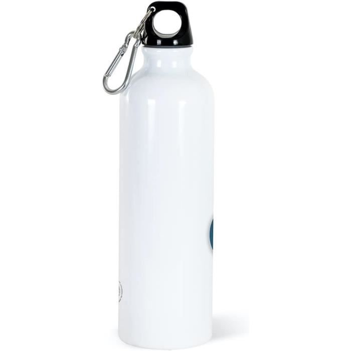 Gourde 750ml Bouteille d'Eau Aluminium Réutilisable Ecologique Bouchon