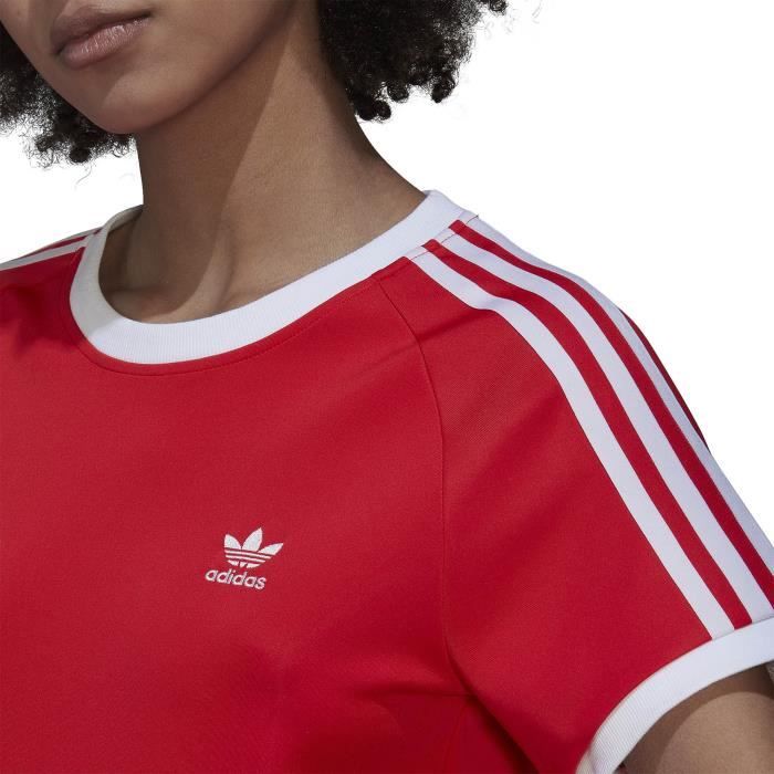 T shirt rouge adidas femme hot sale