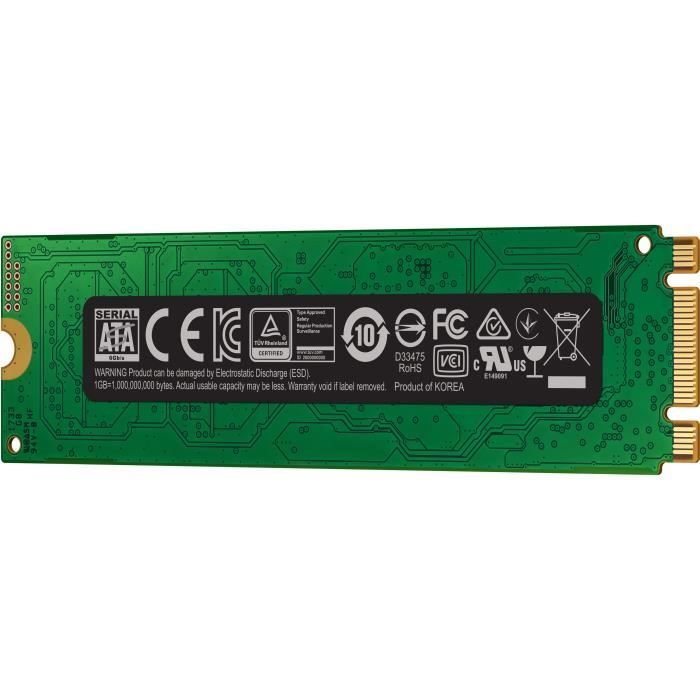 SAMSUNG SSD Interne 860 Evo 2To M.2 MZ N6E2T0BW Cdiscount Informatique