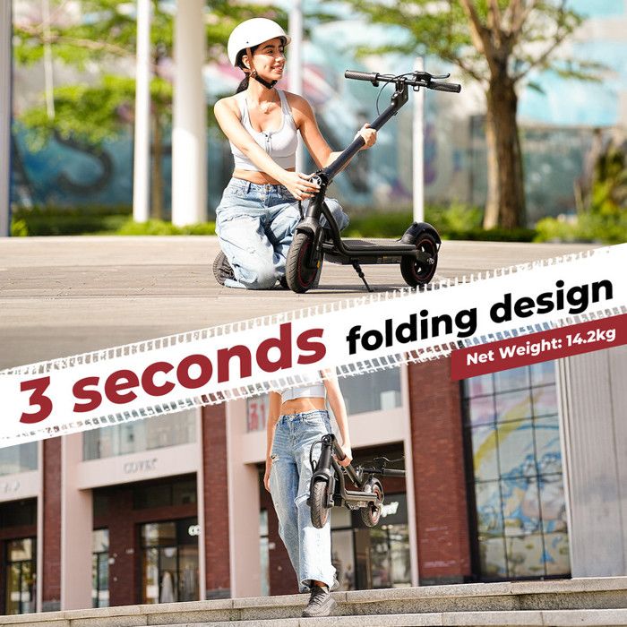 Caroma Trottinette Electrique Adulte, Scooter Électriques Pliable, 350W