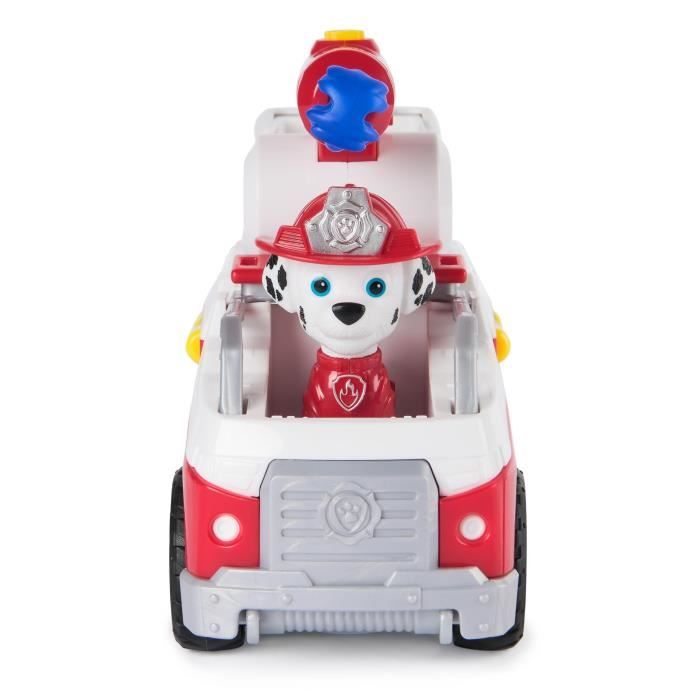 Paw Patrol – Véhicule Marcus Air Rescue Avec Projectiles – Figurine Hydravion Pompier – Cadeau Enfant 3 Ans Et +