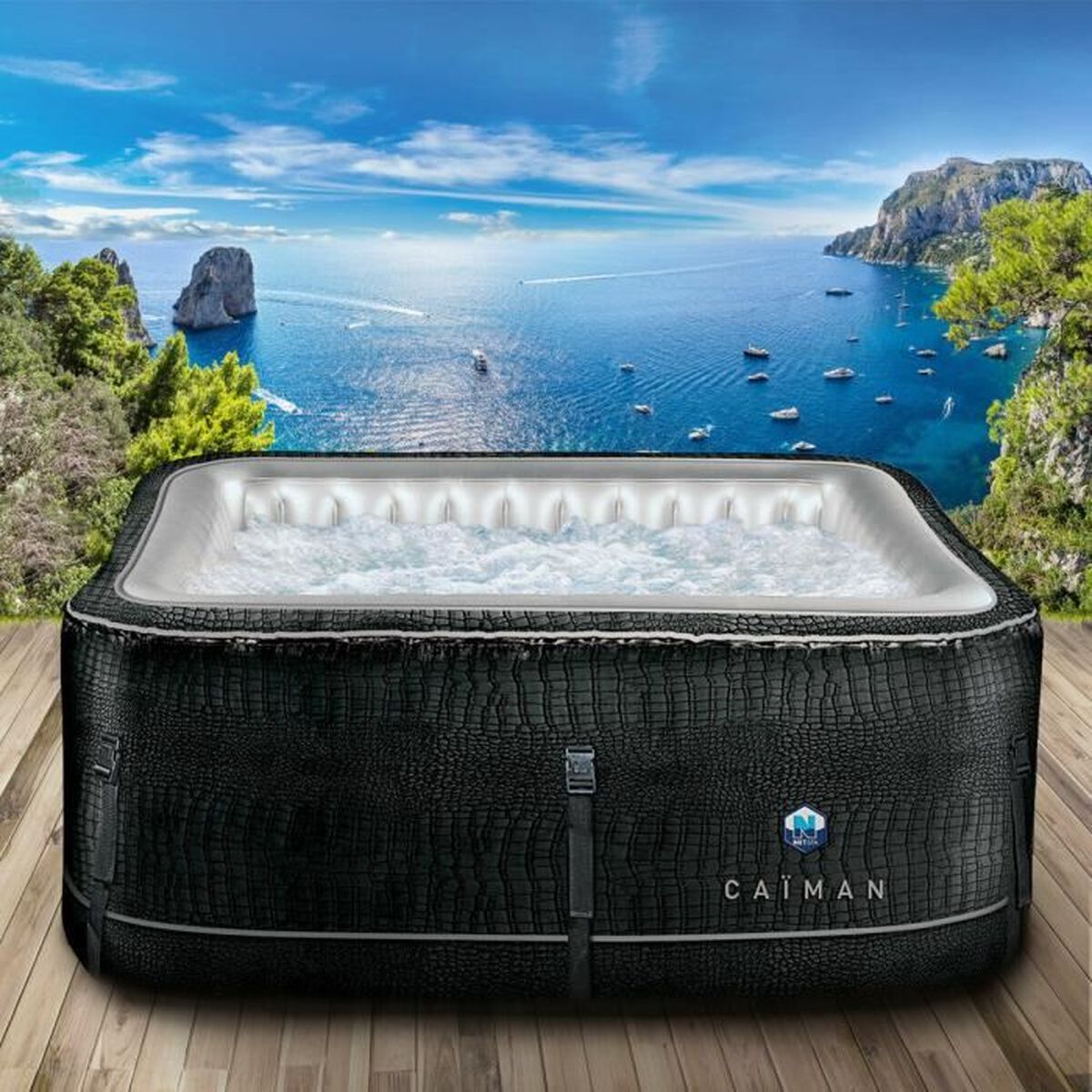 Peut On Gonfler Un Spa Intex Plein D Eau Whirlpool Netspa En Plein Air Piscine Bien Etre Chauffage Massage Gonflable Achat Vente Spa Complet Kit Spa Whirlpool Netspa En Plein A Cdiscount