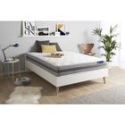 ACTISOM Matelas mémoire de forme 200x200 cm Maxi épaisseur 5zones de confort