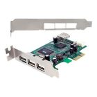 STARTECH Carte contrôleur PCIe à 4 ports USB 2.0 - Adaptateur PCI-E USB - 3x USB A externe - 1x USB A interne - PEXUSB4DP