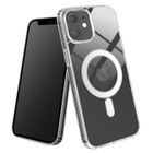 AVIZAR Coque MagSafe - Antichoc - iPhone 11 - Coins Renforcés - Design Transparent - Silicone et Polycarbonate