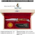 Coffret Couteau N°5276 Pliant TRISKEL TB Laguiole BOUGNA