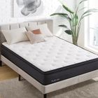SUILONG Matelas 90x200 cm, Mousse à Mémoire de Forme, Ressorts Ensachés, épaisseur 30 cm, 7 zones de Confort Ergonomique