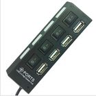 XCSOURCE 4 Port USB 2.0 Haut débit pourt HUB ON-OFF partage commutateur USB Port micro usb hub pour Laptop PC AY088-SZ