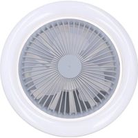 Garosa Ventilateur de lustre Ventilateur de plafond léger E27 30W Lampe de ventilateur LED réglable silencieuse pour chambre