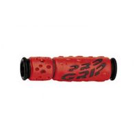 Poignée adulte VTT PROGRIP - Noir/Rouge - Diamètre 22mm - Longueur 122mm