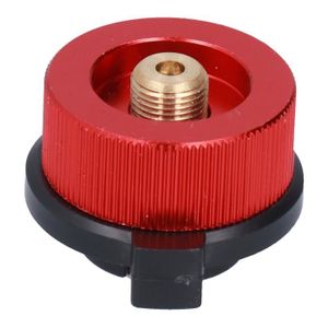 RÉSERVOIR D'ESSENCE CUQUE Camping Stove Converter, Camping Stove Adapter Red Efficient Good Airtightness Safe To Use  for Picnic for jardin barbecue A2