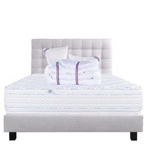 ENSEMBLE LITERIE Ensemble matelas Thermotec, 24 cm mémoire de forme