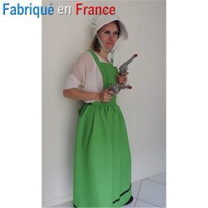 DÉGUISEMENT - PANOPLIE Déguisement Ma Dalton Tablier-Robe Adulte avec coiffe