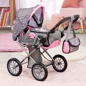 Poussette trio pour poupee sale