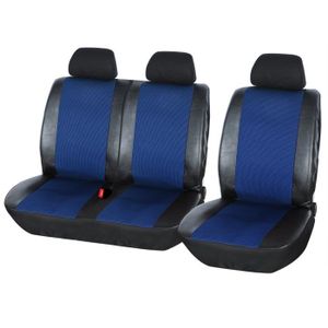 Couleur Premium Noir avec Effet 3D Rouge Zakschneider Housses De Si/ège pour Mercedes Vario Housse Avant Si/ège du Conducteur