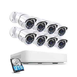 Zosi H 265 Kit Camera De Surveillance Sans Fil Exterieur 8ch
