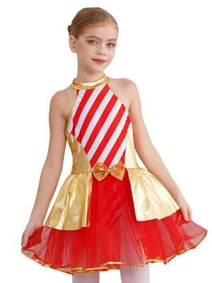 Mufeng Tutu Robe Danse Classique Fille Robe Noël Déguisement