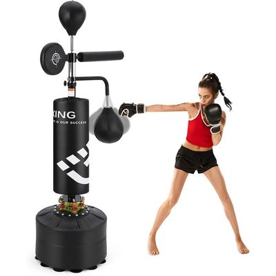 Sac De Boxe Bureau Anti-Stress - Balle 17 Cm Avec Base Ventouse, Ressort Fort, PU, Adulte/Enfant