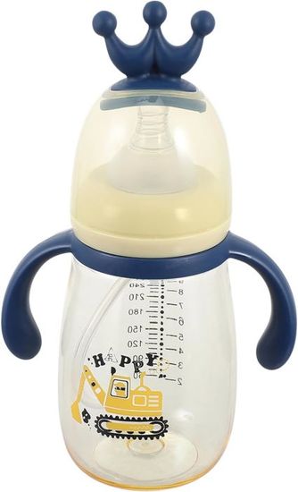 Poignées Biberon Bébé - 2PCS Silicone Alimentaire - Apprentissage Autonome - Pour Biberon Large Col
