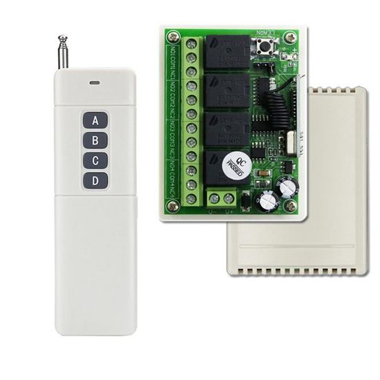 HOHOVYVY JR1630RX-12 V - Récepteur de voiture électrique pour enfant - Télécommande 2,4 G - Prise à 7 broches - Matériau ABS - Fonction de démarrage lent (contrôle à distance