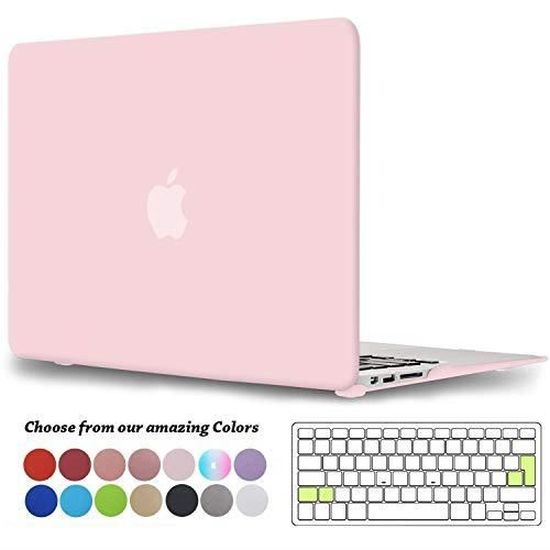 Tecool Coque MacBook Pro 13 Pouces 2016//2017// 2018 Noir Mince Plastique Rigide Case Matt /Étui avec Housse de Clavier en Silicone pour MacBook Pro 13 avec//sans Touch Bar Mod/èle:A1706// A1708// A1989
