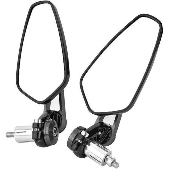 Rétroviseurs Moto ETOPARS 22mm - Verre Bleu, Réglage 360° | Pour Guidon 7/8", Aluminium