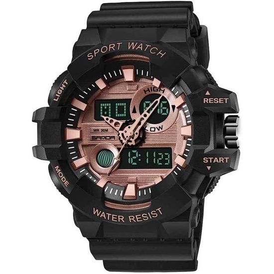 Montre homme 2025 digital pas cher