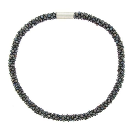 Bracelet Les Poulettes Bijoux - Argent 925, Perles émaillées Arc-en-ciel Et Argent, Livré Dans Son écrin - Bijou De Créateur