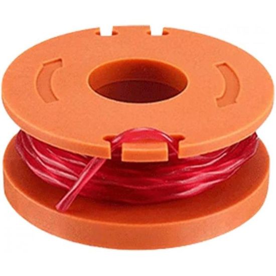 Bobines De Rechange Pour Débroussailleuse Worx WG150 à WG180 - Fil Nylon 1,65 Mm - Lot De 2 - Système Auto-alimenté - 12