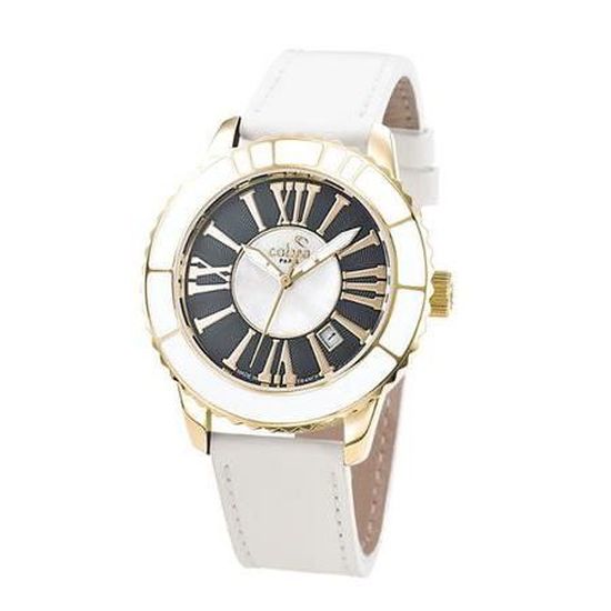 Montre COBRA Femme cuir Or Achat vente montre Femme Adulte Cuir