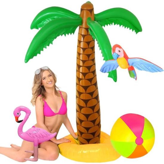 Palmier Gonflable 5 Pieds (1,50m) – Décor été, Hawaïen, Piscine – Occasion