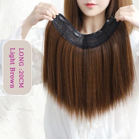Accessoires coiffure perruque demi t te en U pour femmes postiche